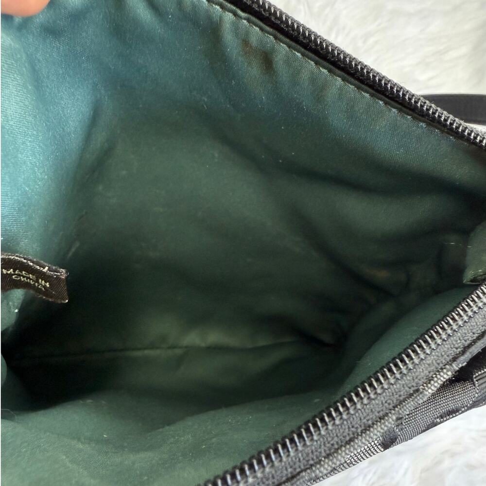 COACH Kristin Silver Black Crossbody - Picture 9 of 12